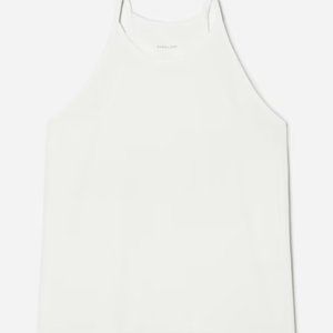 NWT Everlane cutaway tank top, white, size L
